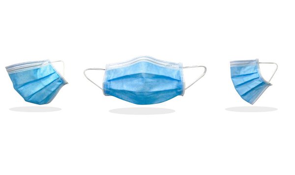 Medical masks using to prevention the spread of the corona virus, covid-19. Pneumonia.