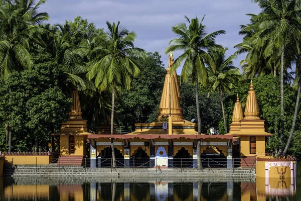 Templo Colorido Ramdara Perto Pune Índia — Fotografia de Stock