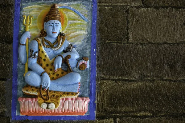 Statue Related Hindu Indian Mythology Folklore Tradition Ramdara Temple Pune — Stock Photo, Image