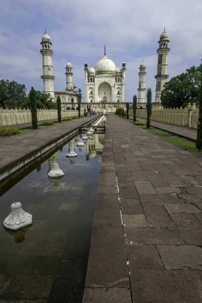 Bibi Maqbara Aurangabad Índia Foi Encomendado 1660 Pelo Imperador Mogol — Fotografia de Stock