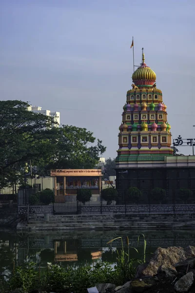 Барвистий Храм Ваголі Поблизу Пуне Індії — стокове фото