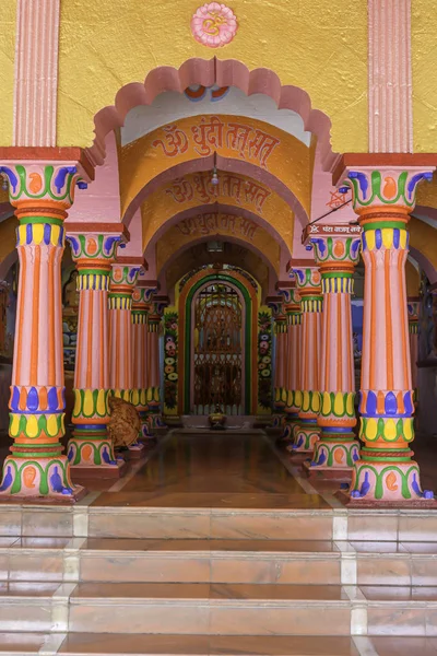 Tempio Colorato Ramdara Vicino Pune India — Foto Stock