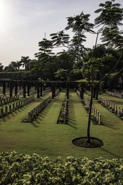 Kirkee savaş mezarlığı ve Pune Hindistan 'daki anıt..