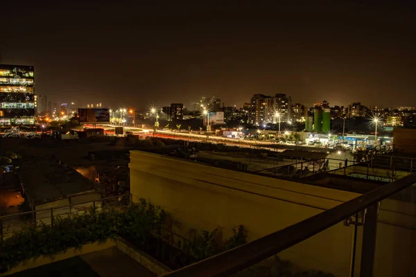 印度浦那的夜景 — 图库照片