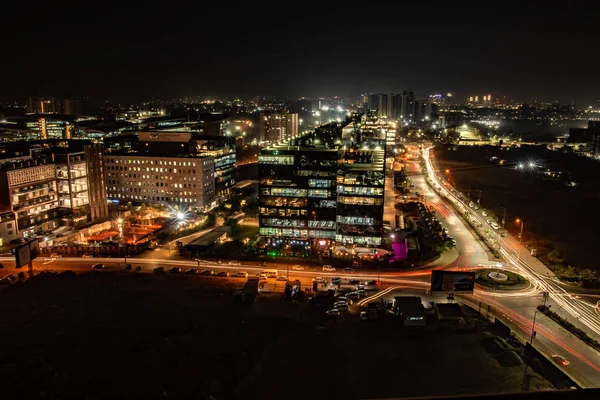 Noční Město Pune India — Stock fotografie