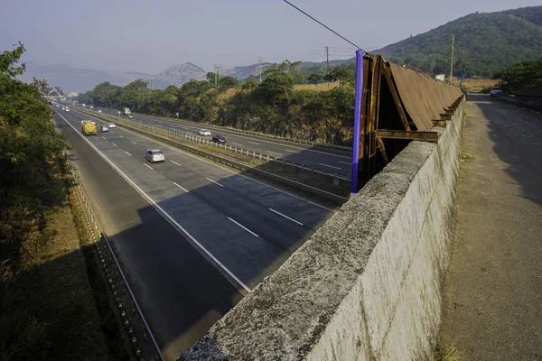 Expressway Mumbai Pune Manhã Cedo Perto Pune Índia Expressway Oficialmente — Fotografia de Stock