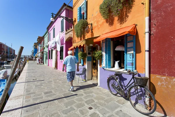 Burano Adası, Venedik, İtalya — Stok fotoğraf