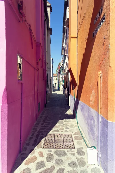 Burano Island, Veneza, Itália — Fotografia de Stock