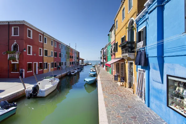 Burano Island, Veneza, Itália — Fotografia de Stock