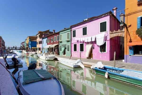 Buranův ostrov, Benátky, Itálie — Stock fotografie
