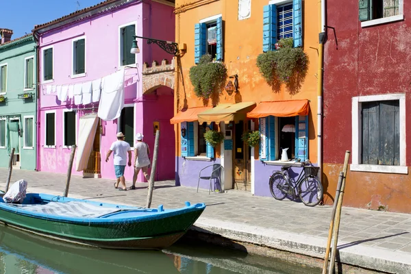 Burano Island, Veneza, Itália — Fotografia de Stock