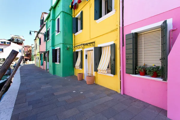 Burano Island, Veneza, Itália — Fotografia de Stock