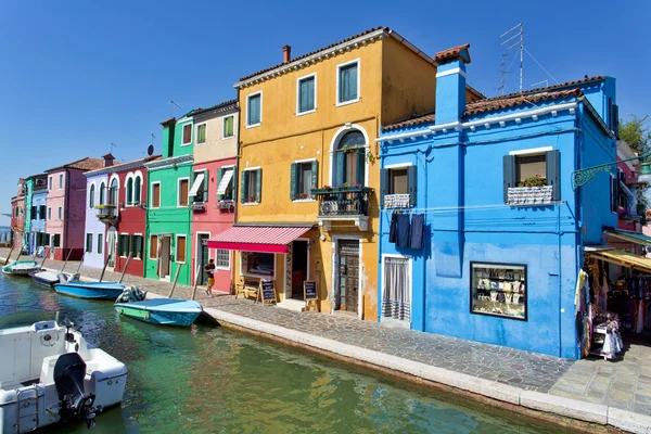 Buranoøya, Venezia, Italia – stockfoto