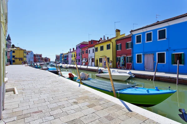 Burano Island, Veneza, Itália — Fotografia de Stock