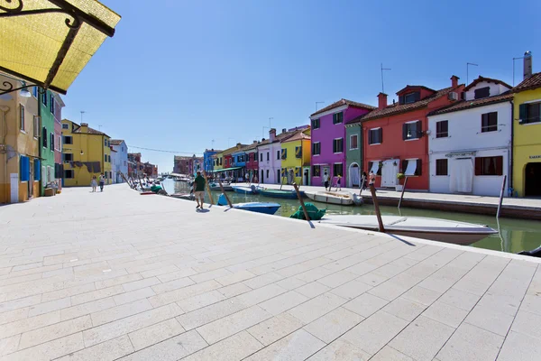 Burano Island, Veneza, Itália — Fotografia de Stock