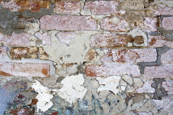 带纹理的背景，旧砖砌墙的模式在布拉诺 — 图库照片