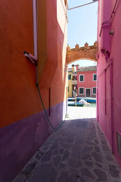 Burano Island, Veneza, Itália — Fotografia de Stock