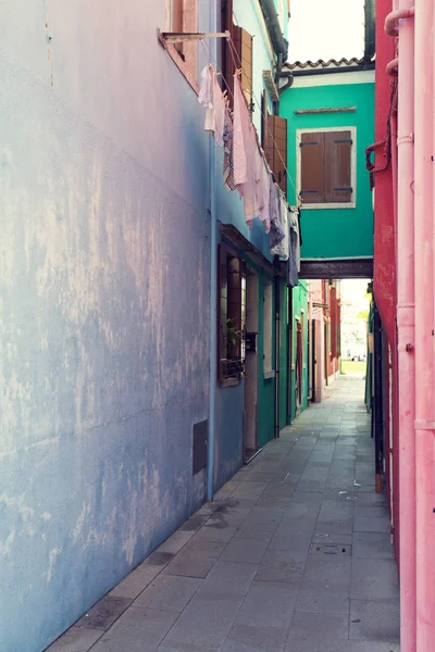 Insel Burano, Venedig, Italien — Stockfoto