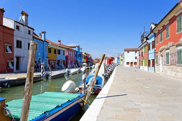 Burano Island, Veneza, Itália — Fotografia de Stock