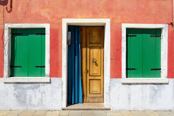 Burano Island, Veneza, Itália — Fotografia de Stock