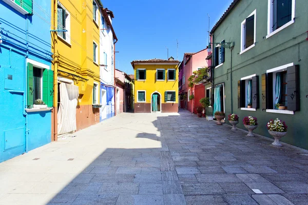 Insel Burano, Venedig, Italien — Stockfoto
