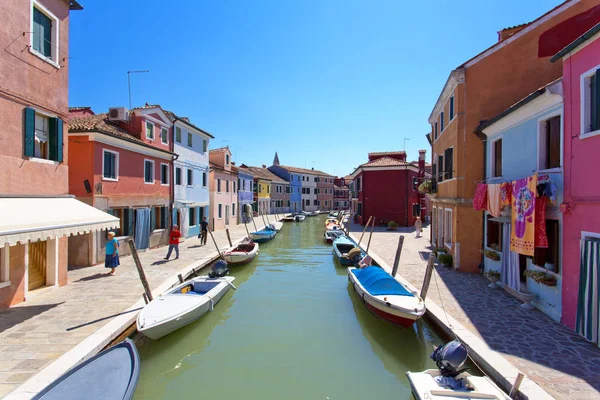 Burano Island, Veneza, Itália — Fotografia de Stock