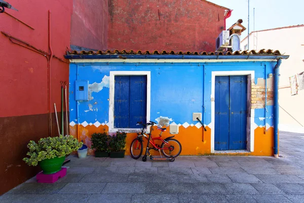 Burano Island, Veneza, Itália — Fotografia de Stock