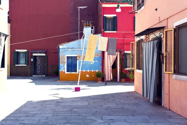 Insel Burano, Venedig, Italien — Stockfoto