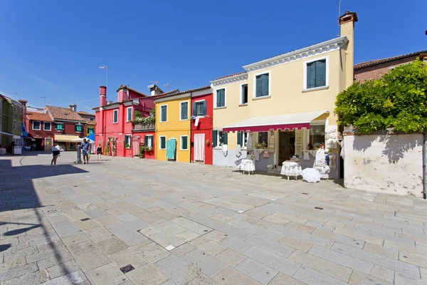 Burano Island, Veneza, Itália — Fotografia de Stock