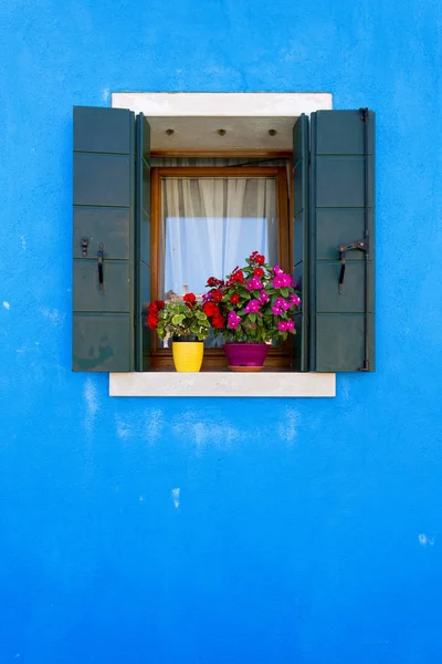 Burano Island, Veneza, Itália — Fotografia de Stock