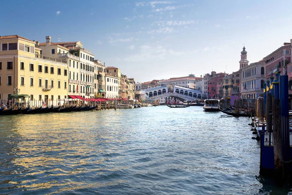 Hermosa vista del Gran Canal en Venecia, Italia — Foto de Stock