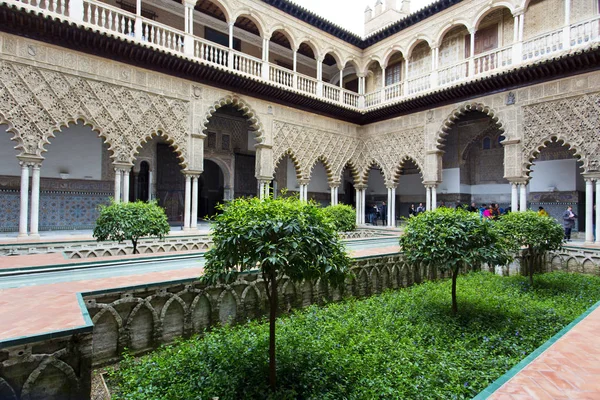 Real Alcázar en Sevilla, Andalucía — Foto de Stock