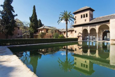 Partal Palace, Palacio de Partal, in Alhambra, Granada, Andalusi