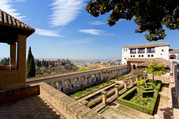 Alhambra, Granada, Andalúzia, Spanyolország — Stock Fotó