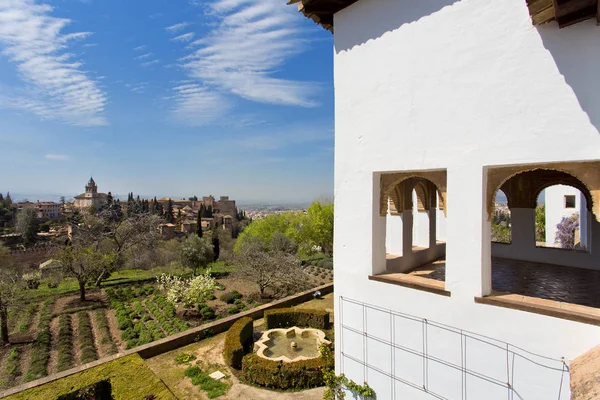 Alhambra of Granada, Andalusia, Spain — Stock Photo, Image