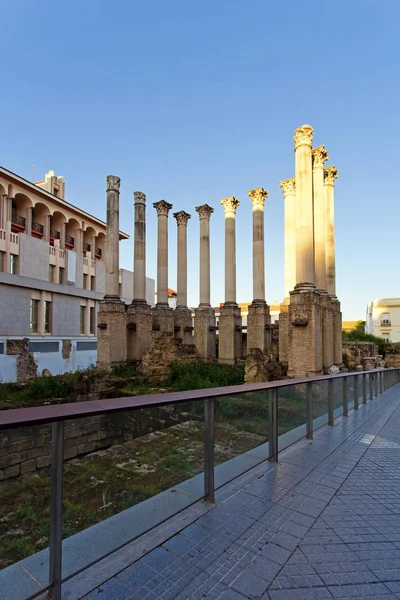 Columnas romanas del templo de Córdoba — Foto de Stock