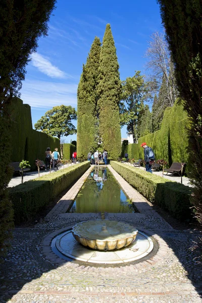 Alhambra, granada, Andalusie, Španělsko — Stock fotografie