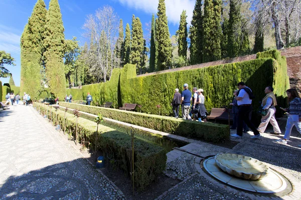 Alhambra, granada, Endülüs, İspanya — Stok fotoğraf