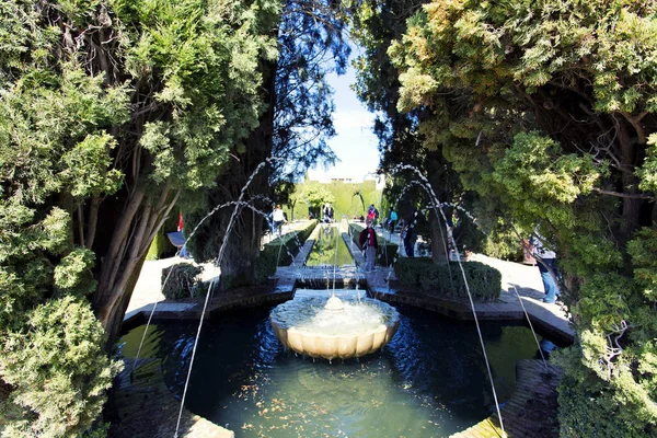 Alhambra of Granada, Andalusia, Spain — Stock Photo, Image