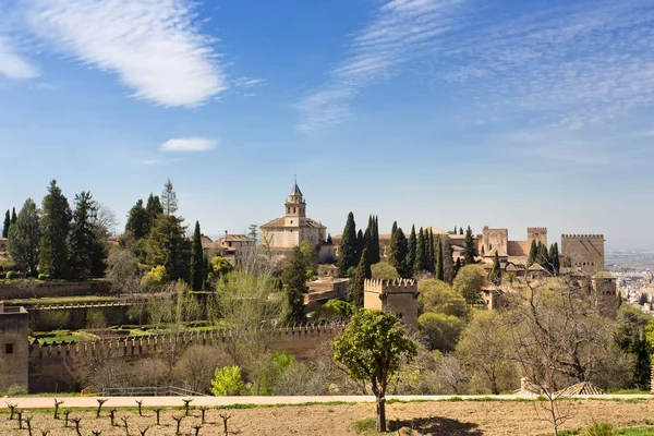 Alhambra, granada, Andaluzja, Hiszpania — Zdjęcie stockowe