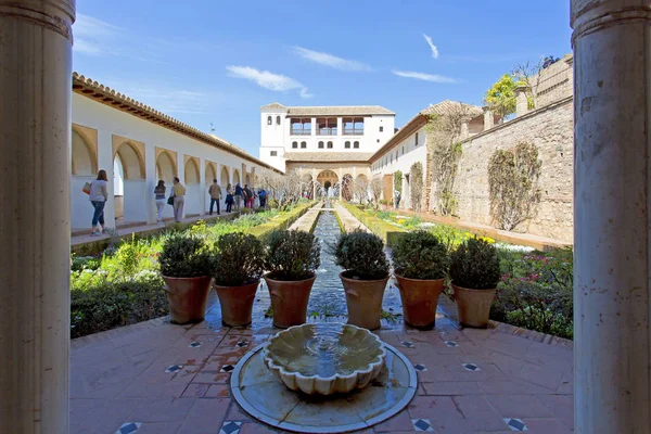 Alhambra of Granada, Andalusia, Spain — Stock Photo, Image