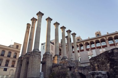 Cordoba Tapınağı Roma sütunları