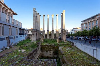 Cordoba Tapınağı Roma sütunları
