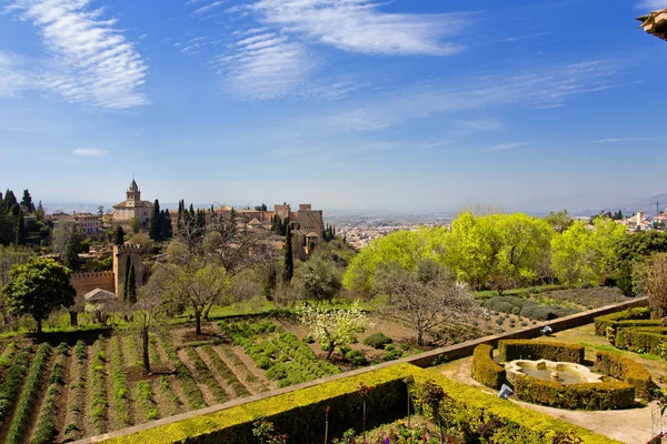 Alhambra, Granada, Andalúzia, Spanyolország — Stock Fotó