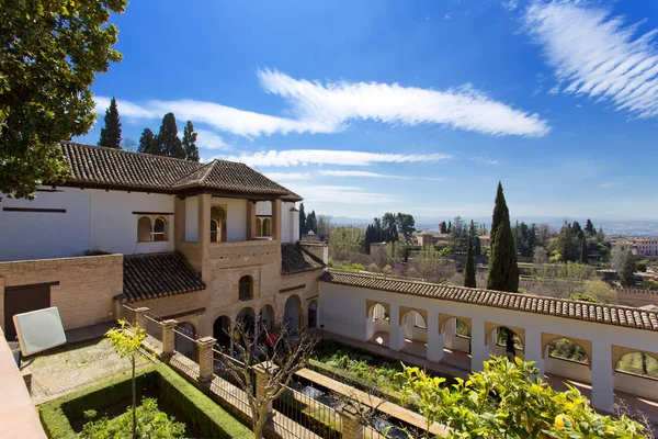 Alhambra, Granada, Andalúzia, Spanyolország — Stock Fotó