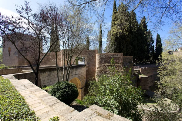 Alhambra of Granada, Andalusia, Spain — Stock Photo, Image