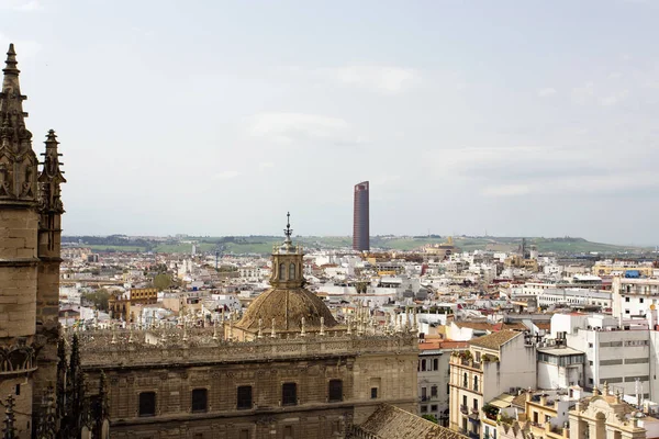 Vista aérea de la ciudad de Sevilla desde la Giralda — Foto de Stock