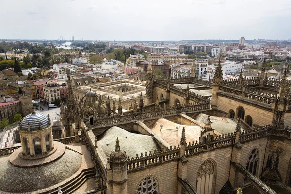 Aerial view of the city of Seville from the Giralda — Stock Photo, Image