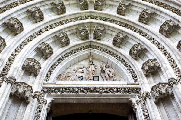 Detail of Seville Cathedral, Saint Mary of the See, in Seville, — Stock Photo, Image
