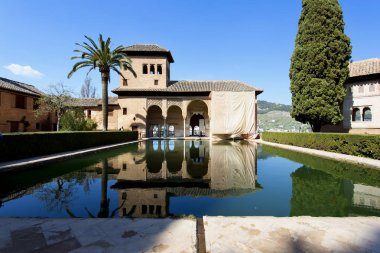 Partal Palace, Palacio de Partal, in Alhambra, Granada, Andalusi